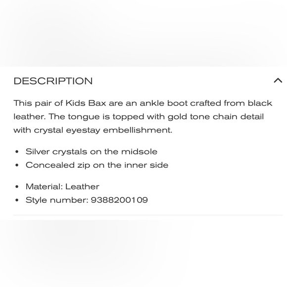 Kurt Geiger London Kids Bax Side Zip Ankle Boots Sz 3 EUC! - Picture 6 of 7